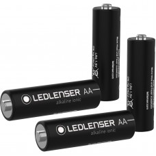 Pilha alcalina AA Ledlenser 1,5V blister com 4 unidades