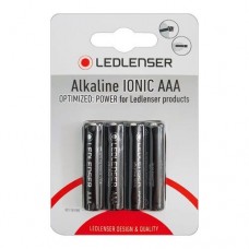 Pilha alcalina AAA Ledlenser 1,5V blister com 4 unidades - LL500981