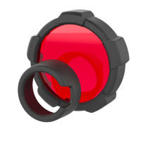 Filtro de luz Ledlenser com 85,5mm Vermelho